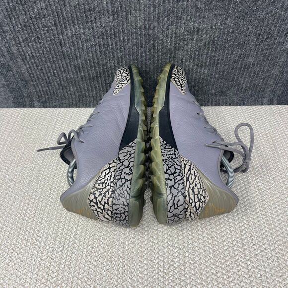 Nike Air Jordan ADG Spikeless Golf Shoes Gunsmoke Black Metallic 9.5 AR7995-003 main image 2
